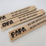 Meterstäbe (keine Auftragsfertigung, da sehr hohe Ausschussquote)
