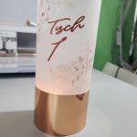 Tischdeko für die Hochzeit (Laterne)